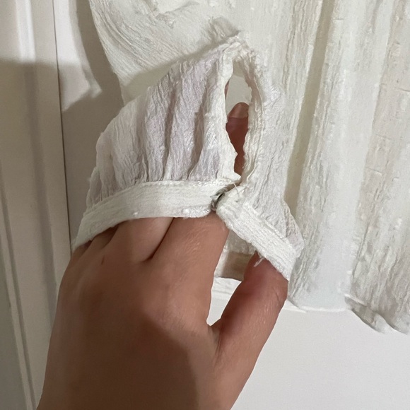 Rebecca Taylor poppy eyelet ruffle silk blouse - Picture 10 of 11